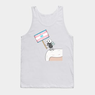 Trans Rights Are Human Rights Fly on Mike Pence's Head Tank Top